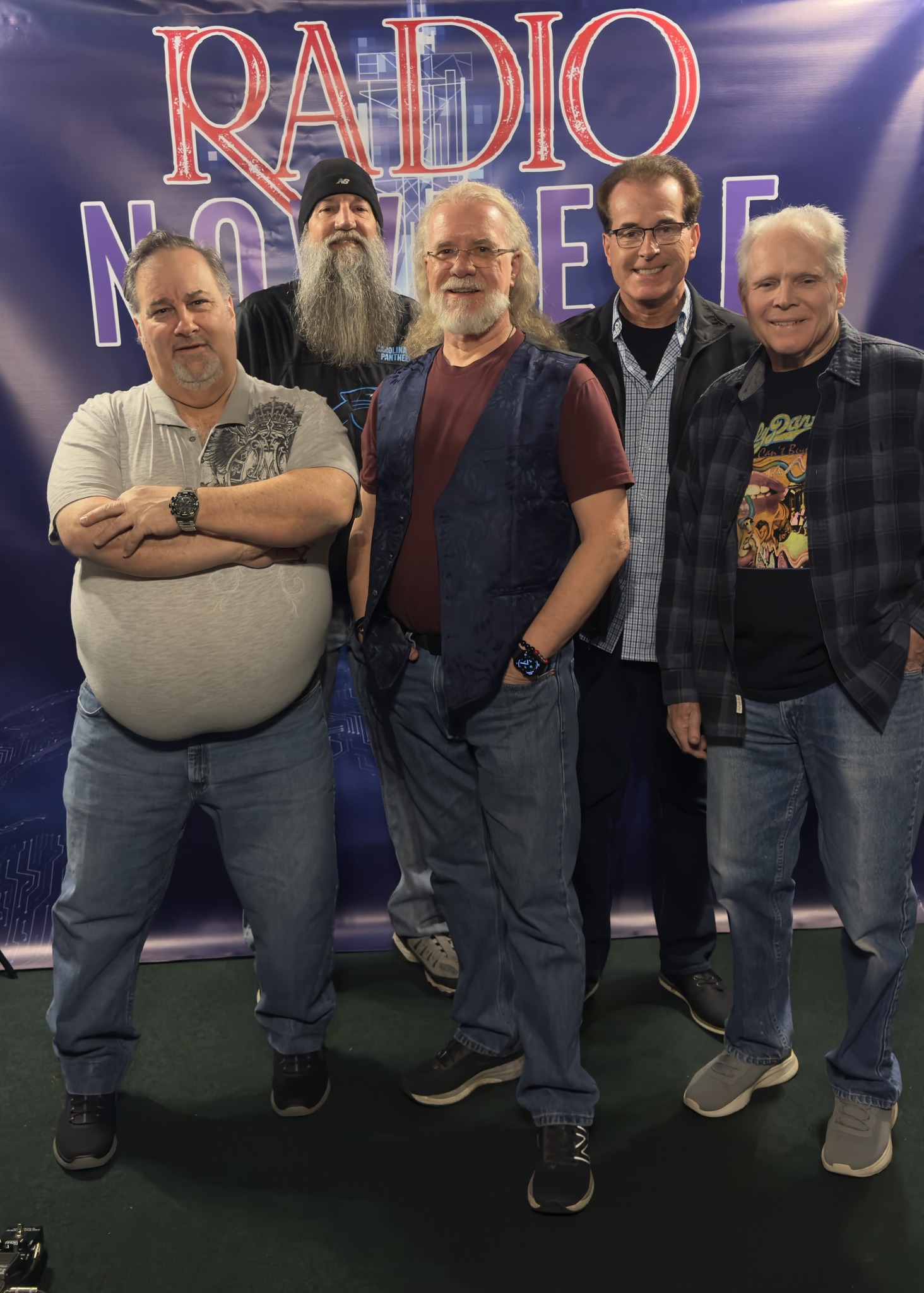 Radio Nowhere members L to R, Bob Beck, Lee Parish, Barry Pavel, Kenny Pales, Steve Chapin